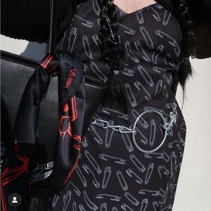 Foxblood-Pin Noir Dress